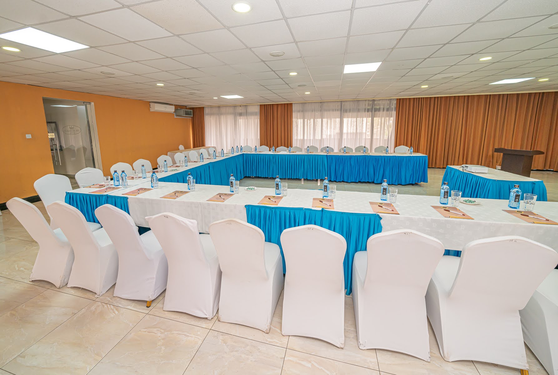 Classroom conference layout